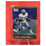 Fleer Ultra 1991 Football Card Barry Sanders