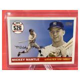 Topps 2008 Baseball Card Mickey Mantle