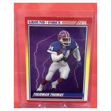 Score 1990 Football Card Thurman Thomas