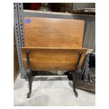 Vintage Wooden School Desk