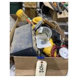 Box of Electrical Supplies - Nuts - Bolts & More
