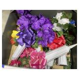 Box of Assorted Cemetery Flowers