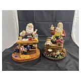 2- PCS-Wind Up Musical Christmas Dï¿½cor and Santa