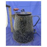 Large Granite Coffee Pot