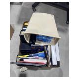 Assorted Binders - Hole Puncher - CD Cases