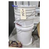 3 - 5 Gal Buckets w/Assorted Contents