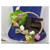 Small Totes - Spring Wreath - Desk Caddy