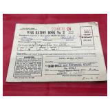 War Ration Book