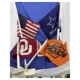 4 Pcs - Assorted Car Flags