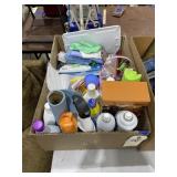 Assorted Cleaning Supplies & Rags