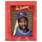 Donruss 1990 Baseball Card Bo Jackson MVP