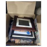 Box of Assorted Pic Frames - some elec