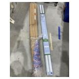 Bamboo Shade 48" W & 2 Universal LED Bulbs