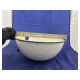 Antique Porcelain Enamel Mixing Bowl