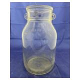 Vintage Glass 1 Gal Milk Jug