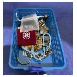 Basket of Assorted Watches & Necklaces