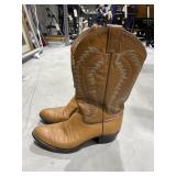 Pair Justin Western Boots Sz 9E in Carrying Bag