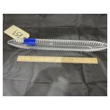 Narrow Glass Serving Tray