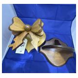 2 Pcs - Wooden Wall Dï¿½cor & Shelf