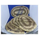 6 Pcs - Wicker Placemats