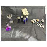 Pile of Salt/Pepper Shakers - Decorative Spoons