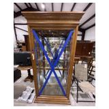 Lighted Display Cabinet w/Glass Shelves