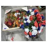 Wreath & Flowered Centerpiece