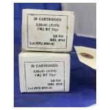 2 New Boxes - 5.56x45 Ammo