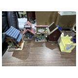 5 pcs - Decorative Bird Houses