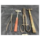 4 Pcs - Shears - Pliers - Hammers