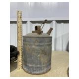 Galvanized 1 Gal Gas Can