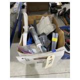 Pile of Assorted Painting Supplies - Caulk