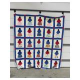 Squaw Quit Machine/Hand Stitched