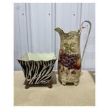 2 Pcs - Home Dï¿½cor - Metal Containers