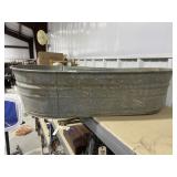 Galvanized Metal Tub 42"x24"