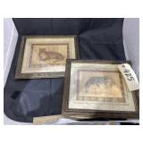2 - Framed African Animal Art