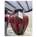 Large Decorative Vase w/Faux Grapes