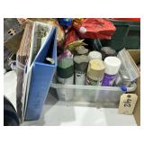 Spray Paint - File Folders - Construction Paper