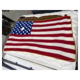 Crocheted Patriotic Afghan