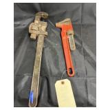 Ridgid Pipe Wrench & Pipe Wrench