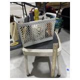 Step Stool & Caddy w/Screwdrivers