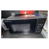 Small Sharp Microwave Oven 17"L x 12"H