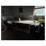 Stainless Steel Prep Table w/Commercial Can Opener