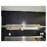 Stainless Steel Wall Hung Shelf 72"L x 12"W