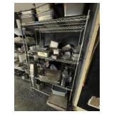 Wire Shelving Unit w/4 Shelves