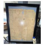 Framed Ponca City Newspaper from 1913