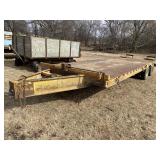 Pintle Hitch Tandem Axle Dual Wheel Trailer