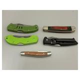 5 Pc Pocketknives