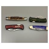 4 Pc Pocketknives