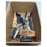Assorted Fixed Blade & Pocketknives in Box